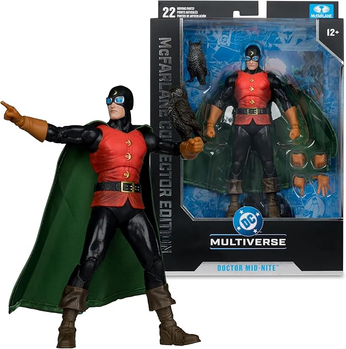 McFarlane Toys - DC Multiverse Doctor Mid-Nite (Justice Society of America) 7in Action Figure McFarlane Collector Edition #48