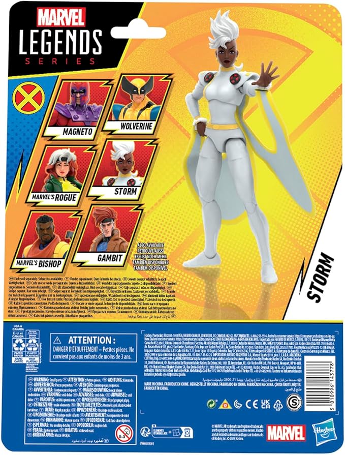 Marvel Legends Series Storm, X-Men ‘97 Collectible 6-Inch Action Figures