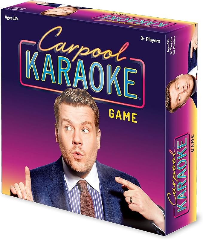 Carpool Karaoke Game, from The Hit Series The Late Late Show with James Corden, 3+ Players, 30 Minute Play Time, for Ages 12 and up