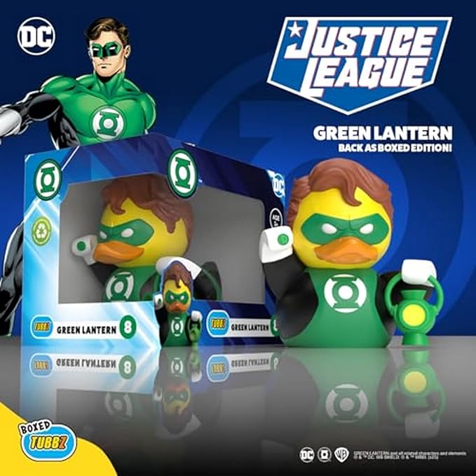 TUBBZ Boxed Edition: DC Comics - Green Lantern Cosplaying Rubber Duck Vinyl Figure