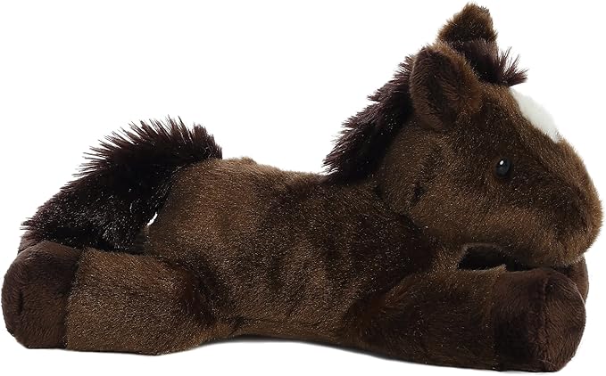 Aurora® Adorable Mini Flopsie™ Chestnut™ Stuffed Animal - Mini Companions Ready for Playful Adventures - for Kids All Ages, Toddlers, Adults, and Families - Brown 8 Inches