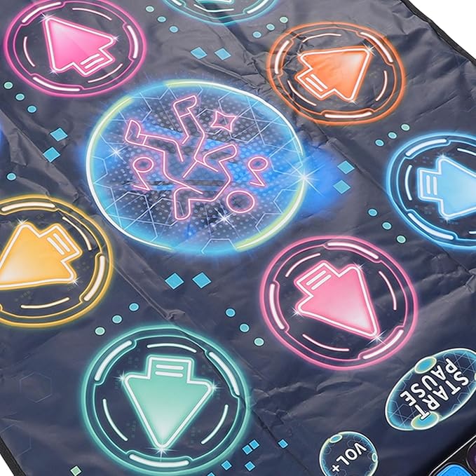 Yoidesu Music Dance Toy, Kids Dance Mat Improve Children Coordination Ability Electronic Lightweight for Home