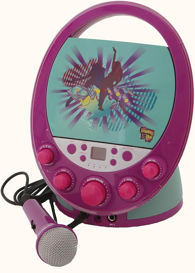 Karaoke System 66014 Shake it Up Karaoke Machine, Purple