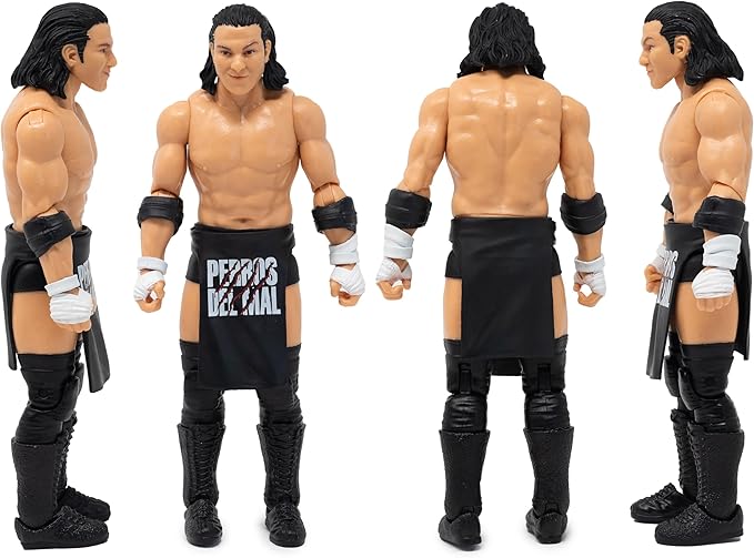 Boss Fight Studio Hijo del Perro Aguayo, Legends of Lucha Libre Fanaticos Collectible Action Figure – Highly Articulated Figurine with Authentic, Detailed Sculpting, and Custom Blister Card – 1:12