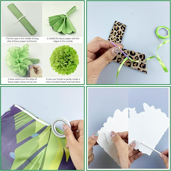Jungle Safari Birthday Party Decorations Safari Animal Theme Party Supplies for Boys Girls Wild Jungle Theme Decorations Safari Theme birthday Decorations