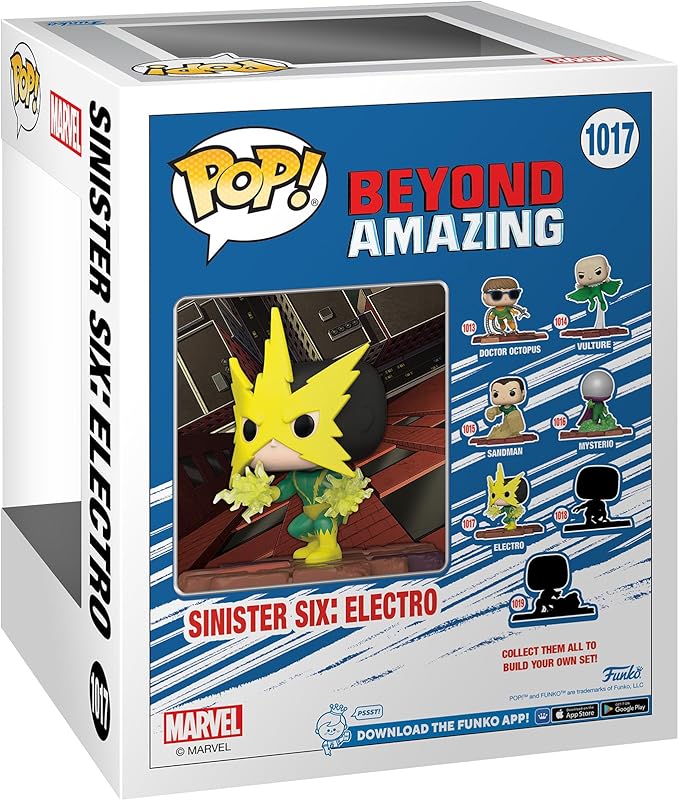 Funko Pop Deluxe: Marvel Sinister 6 - Electro Figure 5 of 7 - Marvel Comics - Amazon Exclusive - Collectable Vinyl Figure - Gift Idea - Official Merchandise - Toys for Kids & Adults
