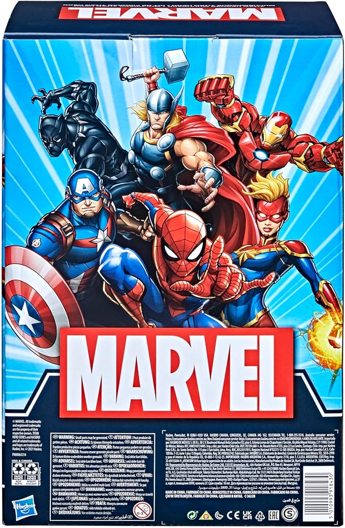 Marvel Titan Hero Series Action Figure Multipack, 6 Action Figures, 12-Inch Toys, Inspired By Marvel Comics, For Kids Ages 4 And Up (Amazon Exclusive)
