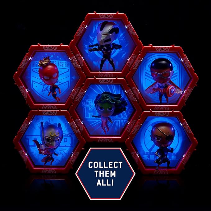 Wow! PODS Marvel Avengers Collection - Sam Wilson | Superhero Toys Light-Up Bobble-Head Figure | Official Marvel Collectable Toys & Gifts | Number 208 in Series