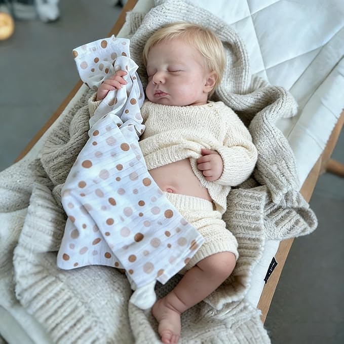 Anano Reborn Silicone Baby Dolls Full Body Boy 20 Inch Lifelike Baby Doll Soft Silicone Real Life Size Babies Realistic Newborn Babies Reborn Toddler Dolls
