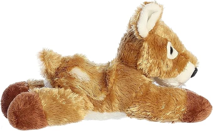 Aurora® Adorable Mini Flopsie™ Fawne Stuffed Animal - Mini Companions Ready for Playful Adventures - for Kids All Ages, Toddlers, Adults, and Families - Brown 8 Inches