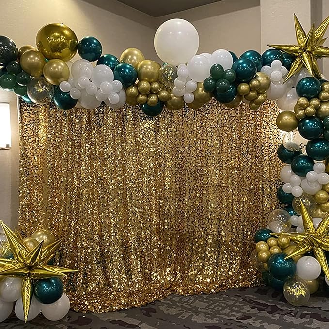Chrome Teal Balloons, Double Stuffed Metallic Turquoise Balloons 12 Inch, Shiny Thick Chrome Metallic Dark Teal Blue Latex Helium Balloon for Christmas Birthday Wedding Graduation Party Decorations