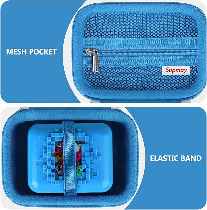 Carrying Case for Bitzee Disney/Magicals/Wizarding World Harry Potter Interactive Characters Inside Interactive Toy Digital Pet, Disney Toys & Digital Pet Kids Toys for Girls&Boys, Light Blue