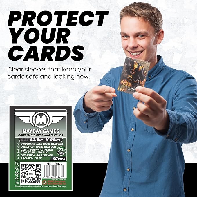 Mayday Games Legendary Game Accessory- Premium Card Sleeve Bundle
