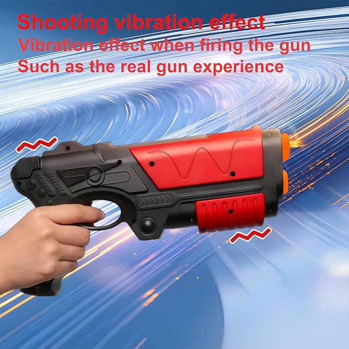Video Game Console with 100+ Games, Handheld Video Game Console for Kids, Plug and Play Video Games for TV, Shooting Games,Game Gun with 2 GameController, Xmas Birthday Toy Gift for Boys Girls Age 3 +