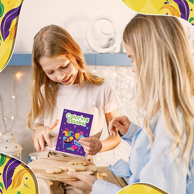 Purim Coloring Books for Kids 24Pcs Bulk Happy Purim Mini Coloring Booklet DIY Art Drawing Book for Toddlers Jewish Carnival Holiday Party Goodie Bags Stuffers Sunday School Classroom Favor