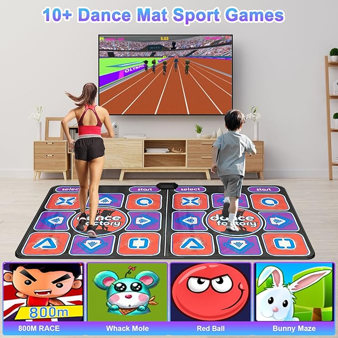 TV Dance Mat Games for Kids |Dance Step Pad for Girls with Interactive Dancing Games|Girl Birthday Gifts, Christmas Xmas Gift for Kids |Toy Gifts for Girl 4-8 | HDMI Plug & Play