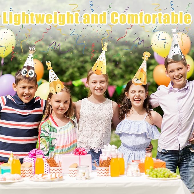 CANREVEL Party Hats for Adults, Party Supply for Party Decorations, Party Headwear for Birthday Celebration for Women Men