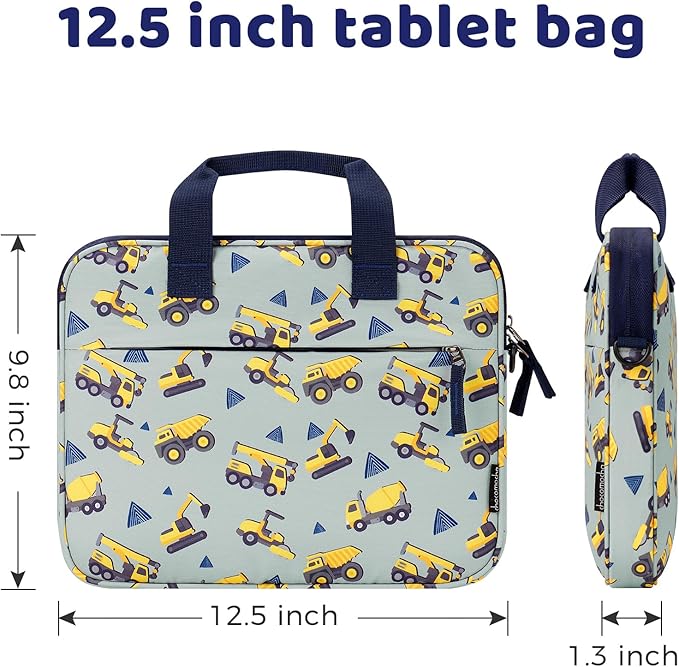 Choco Mocha Kids Tablet Sleeve Bag for Boys & Girls, (10-12.5Inch)