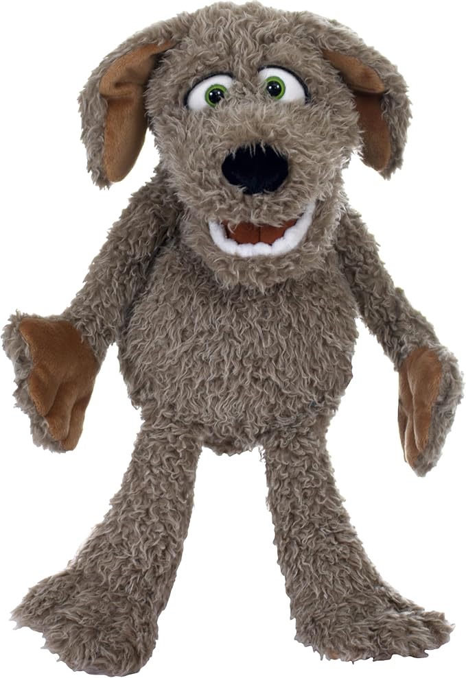 Living Puppets - Lexi The 19-Inch Dog, Plush Hand Puppet for Boys and Girls, Puppy