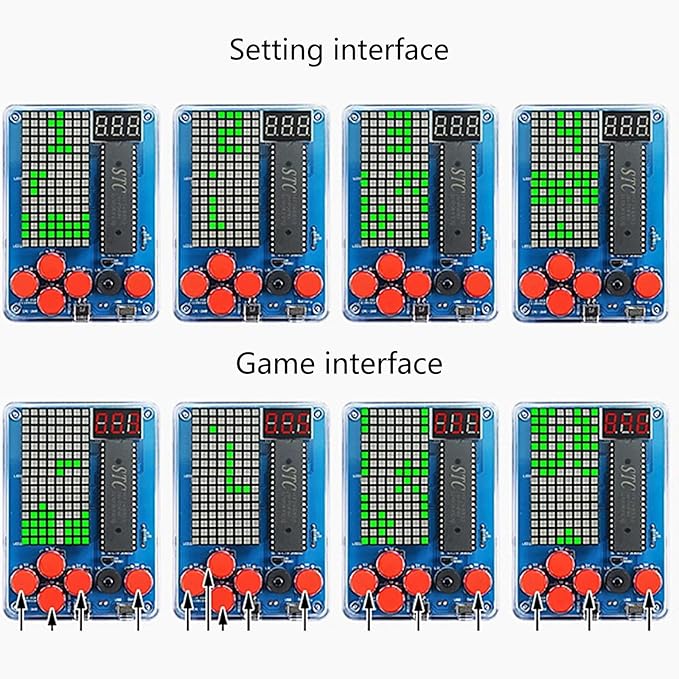 Soldering Kits, DIYer Classical Electronic Soldering 4 Games Including for STEM Projects Family Fun High School Training
