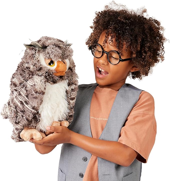 Folkmanis Wise Owl Hand Puppet