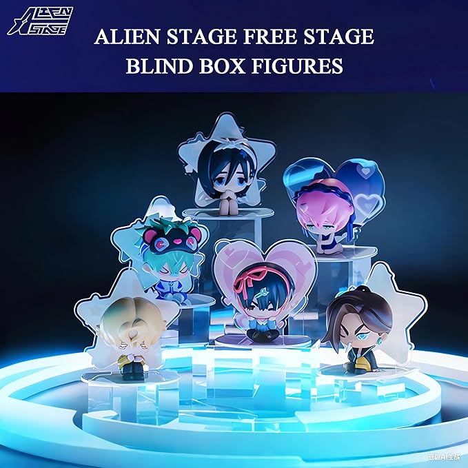YJacuing Alien Stage Free Stage Series Blind Box Figures, Anime ALNST Officially Licensed Mystery Figurines (Single Box, Contains One Random Character)