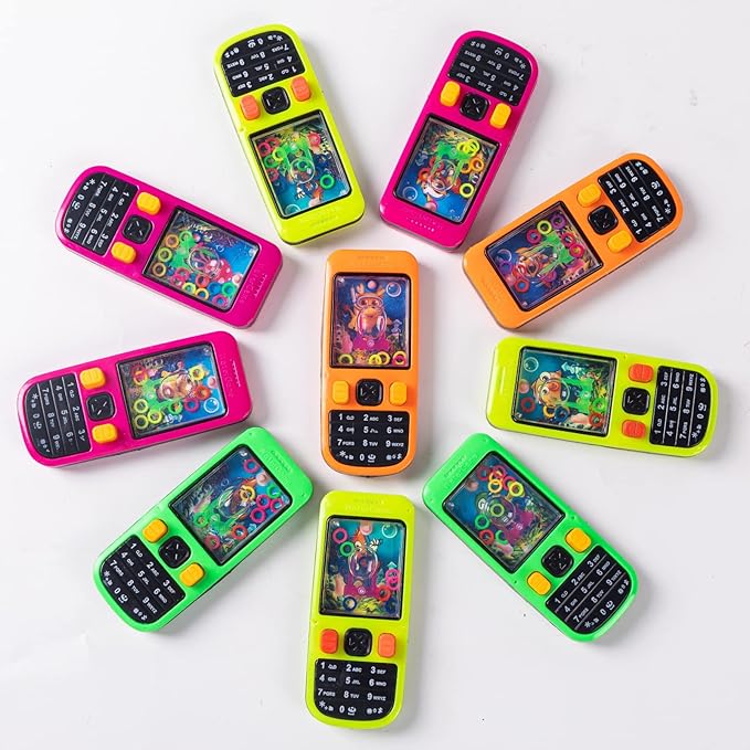32 Pcs Handheld Water Ring Games Party Favors, School Classroom Prizes,Treasure Box Toys,Pinata Goodie Bags Stuffers,Return Gifts for Kids Birthday Bulk