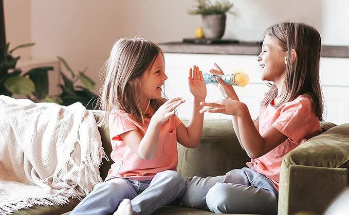 eKids Frozen Sing Along Microphone Toy for Kids with Built-in Music and Flashing Lights, Frozen Toys for Kids (Frozen 2020)