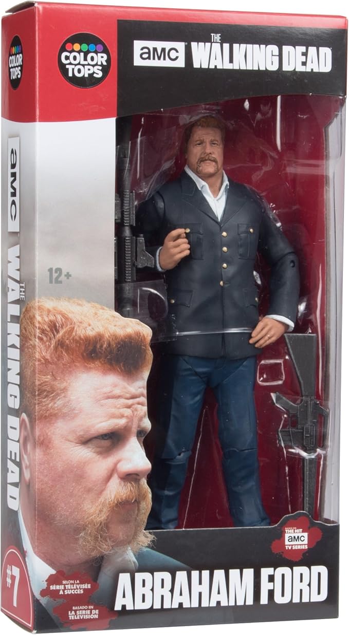 McFarlane Toys The Walking Dead TV Abraham Ford Collectible Action Figure, 7"
