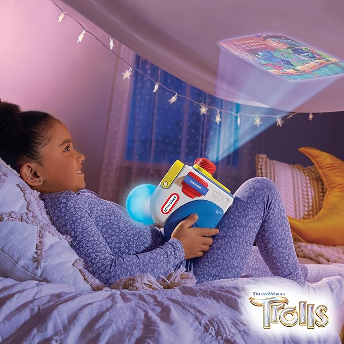 Little Tikes Story Dream Machine DreamWorks Trolls Hug, Sing & Dance Collection Story Collection, Storytime, Books, DreamWorks Animation, Audio Play Character, Gift and Toy for Toddlers and Kids