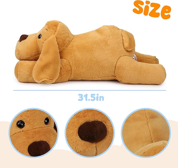 Dog Stuffed Animal, Giant 32" Stuffed Puppy,Large Soft Plush Toy Birthday Party Gifts for Kids Girls Boys