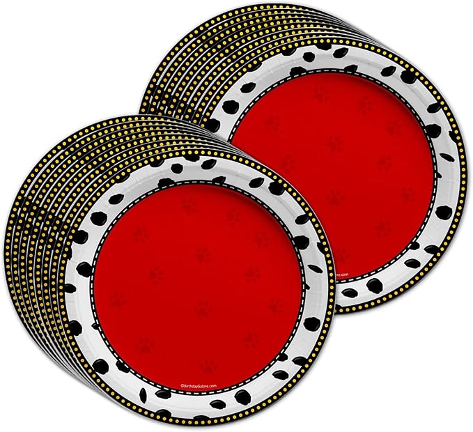 Dalmatians Birthday Party Supplies Set Plates Napkins Cups Tableware Kit for 16