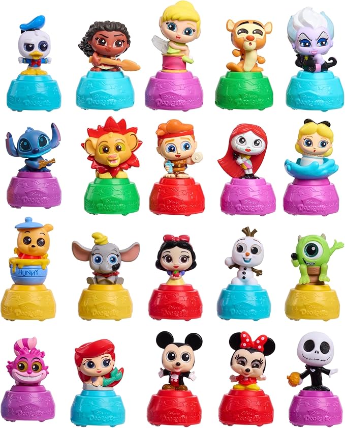 Disney Doorables Micro Motion Capsules, Surprise 1.5-inch Micro Motion Collectible Figurine, Kids Toys for Ages 5 Up by Just Play