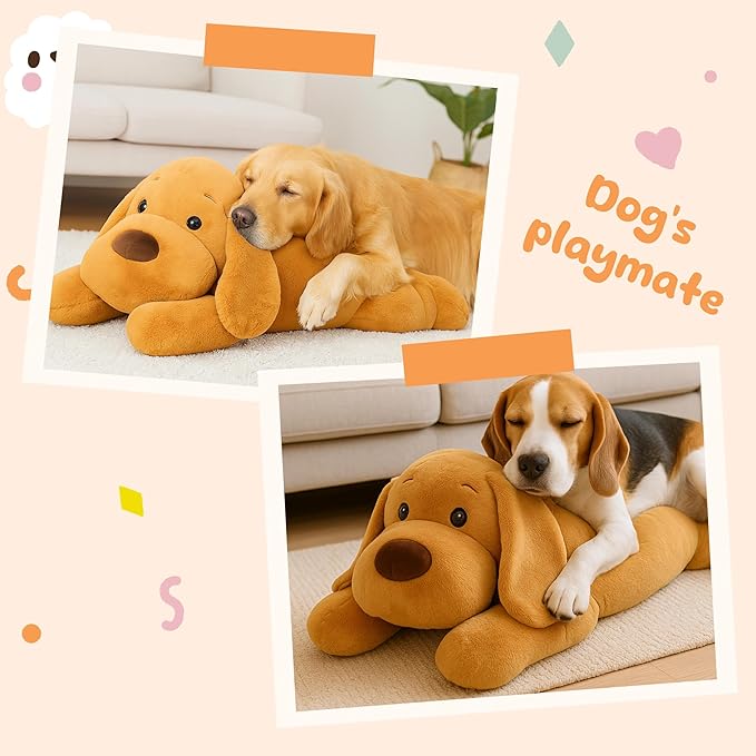 Dog Stuffed Animal, Giant 32" Stuffed Puppy,Large Soft Plush Toy Birthday Party Gifts for Kids Girls Boys
