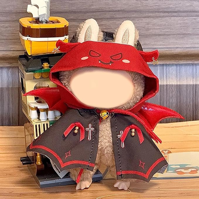 17cm Doll Clothes Set - Cloak + Wings, Little Devil