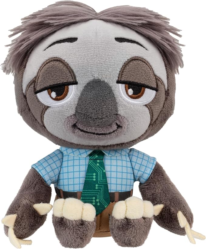 Disney’s Zootopia 2 8” Plush Flash - Stuffed Animal Movie Toys for Kids and Collectors - Suitable for Ages 3+