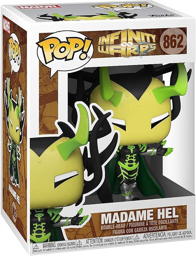 Pop Marvel Infinity Warps Madame Hel Vinyl Figure