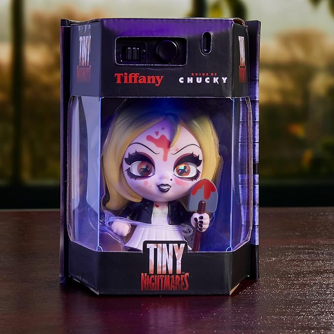 Tiny Nightmares 3-inch Black Light Edition Collectible Tiffany Figure, Amazon Exclusive, Toy for Fans, Teenagers, Adults. Boys, Girls, Ages 14 and Up by Just Play