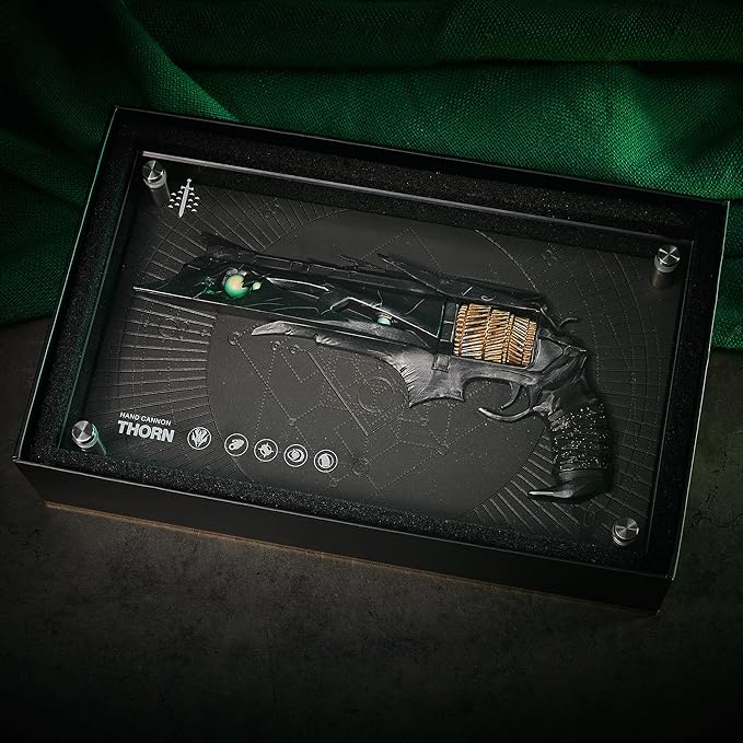 Numskull Thorn Exotic Weapon Figure 12x7 (30x18cm) Limited Edition Collectible Replica Statue - Official Destiny Merchandise - FPS Sci-Fi Action Video Game Figurine