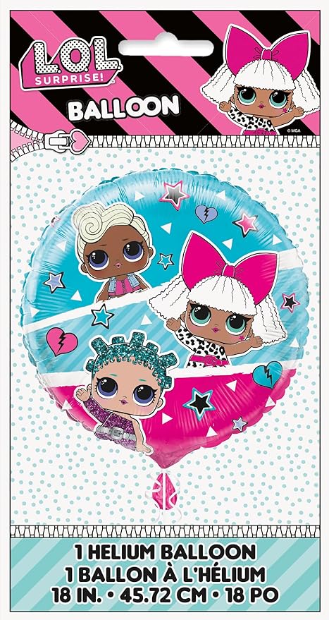 LOL Balloons - LOL Birthday Party Decorations - Bundle with 8 Latex, 1 Foil and Checklist - Birthday Balloons - Party Decorations and Supplies