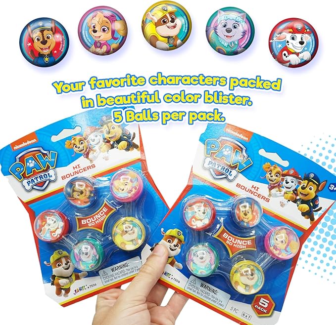 JA-RU Bouncy Superballs Super Hi Bounce 1.2" (1 Pack of 5 Balls) Fidget Balls Small Toys for Kids Prize Premium Giveaways Gift Birthday Supplies. Party Favors for Boys & Girls. 7506-1