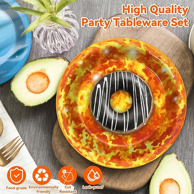 50Pcs Solar System Party Plates Outer Space Theme Party Supplies Galaxy Party Planet 7 Inch Dessert Paper Plates for Kids Space Solar System Planets Baby Shower Party Birthday Party Decorations