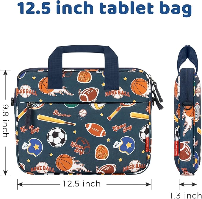 Choco Mocha Kids Tablet Sleeve Bag for Boys & Girls, (10-12.5Inch)