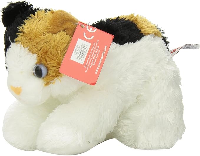 Aurora® Adorable Mini Flopsie™ Esmeralda™ Stuffed Animal - Mini Companions Ready for Playful Adventures - for Kids All Ages, Toddlers, Adults, and Families - White 8 Inches