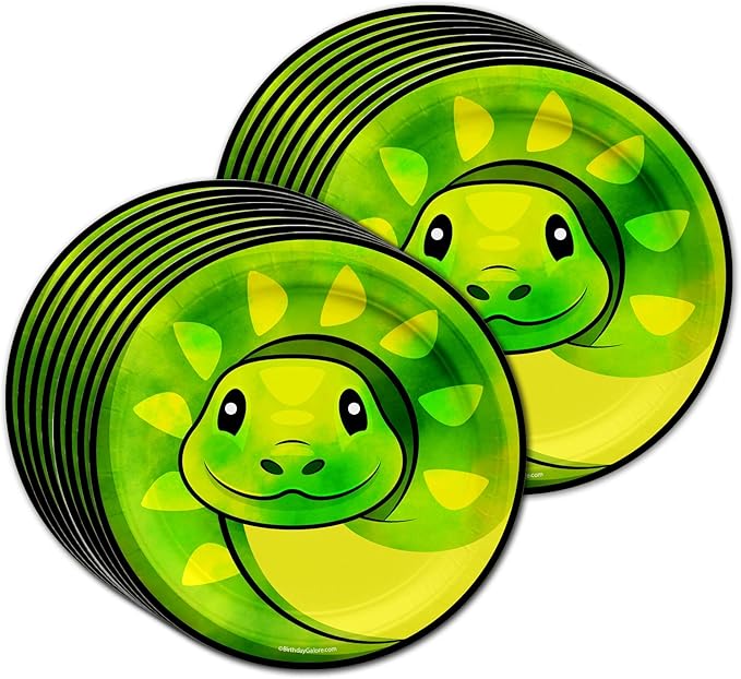Snake Birthday Party Supplies Set Plates Napkins Cups Tableware Kit for 16