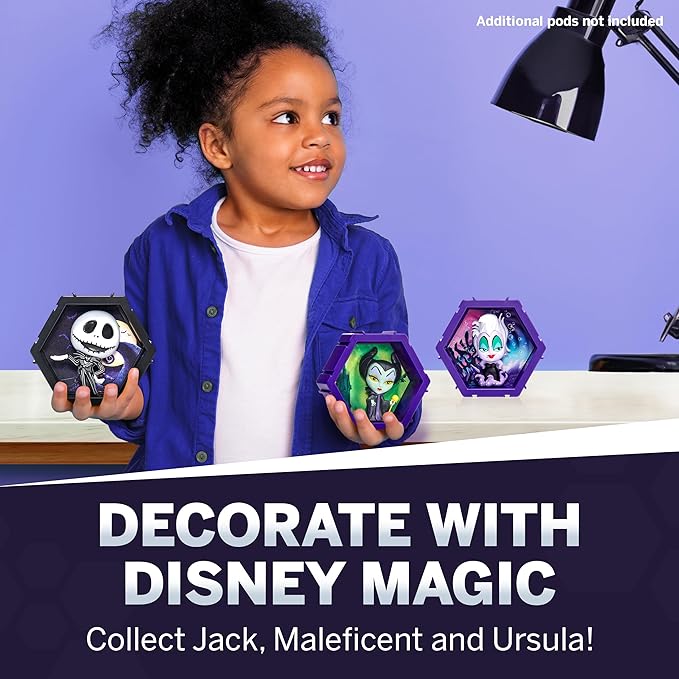 WOW! PODS 4D Maleficent | Disney Sleeping Beauty | Light-Up Bobble-Head Figure | Connectable Collectables, Toys & Gifts |