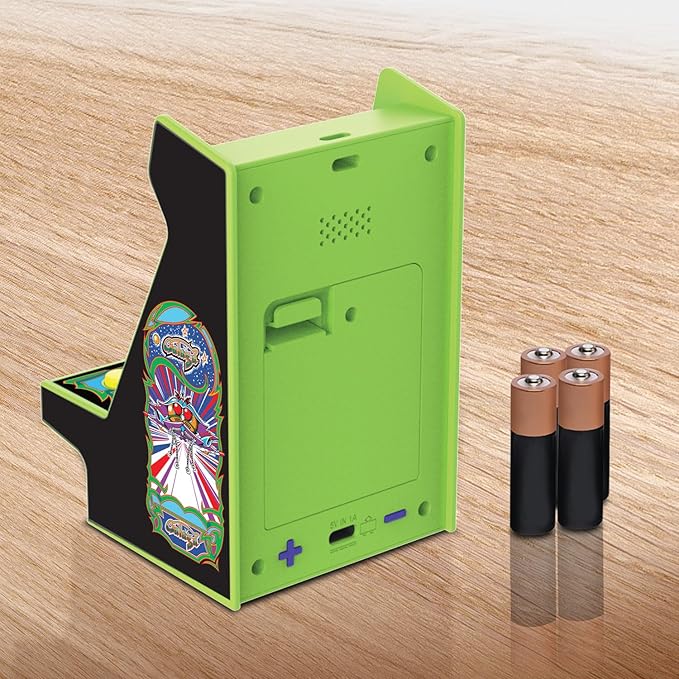 My Arcade Galaga Nano Player - 2 Games in 1, Retro Arcade Classics, 4.8" Mini Arcade Machine