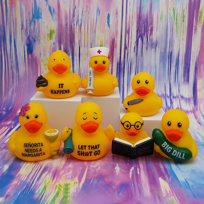 Funny Rubber Duck – Hilarious Decorative Duck for Bathroom, Desk, or Gag Gift – Quirky Collectible with Sarcastic Quote – Great Gift for Adults, Coworkers, or Friends-Nurse