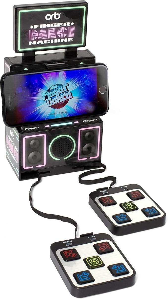 Thumbs Up Retro Games Console Arcade Finger Dance Mat Handheld Console Machine, Compatible with iPhone, Samsung and Other Smartphones