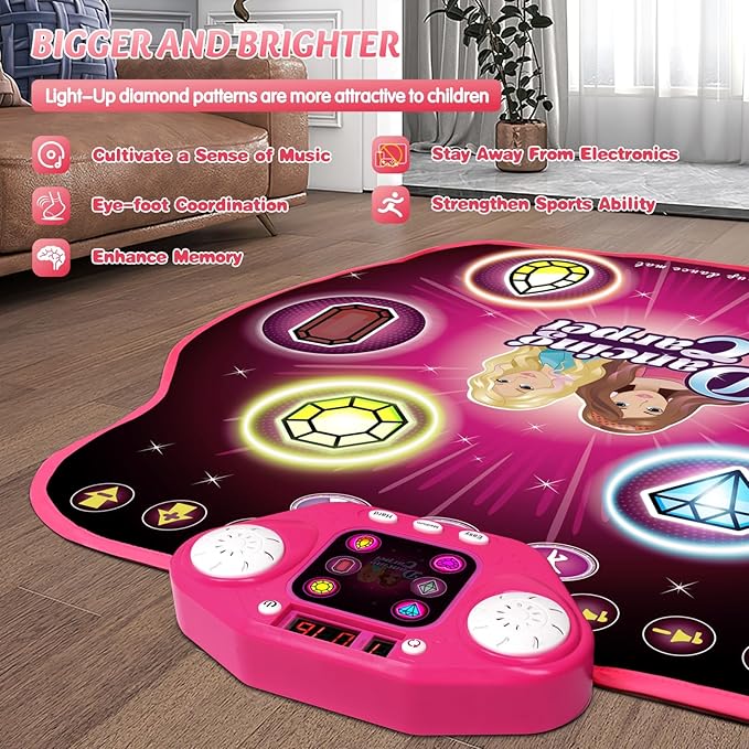 ANNKIE Light Up Dance Toy for 3-12 Year Old Girls & Boys,Gifts for Kids Age 3+
